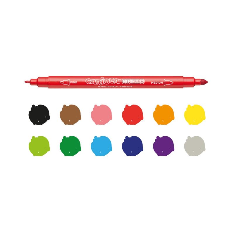 Carioca A53512012 - Pack de 12 rotuladores