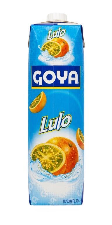 Jugo de Lulo - Pack de 6 Unidades de 1 Litro - Zumo de Naranjilla Tropical Refrescante en Envase Tetra Brik - Ideal para Toda la Familia - Sabor Auténtico Latino - NEXU