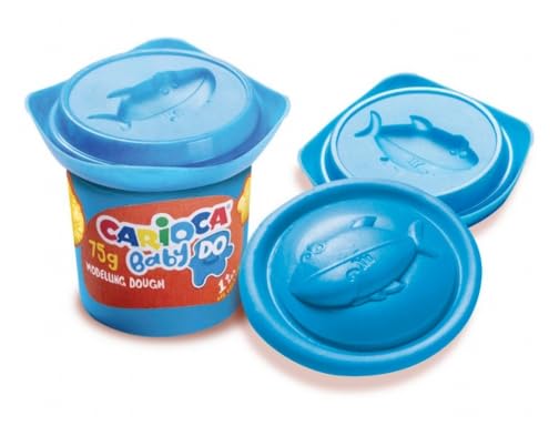 Carioca Baby DO Plastilina, Set de 8 Colores, para Niños a Partir de 12 Meses, Colores Luminosos y Combinables, para Niños de 1 Año, No Ensucia Las Manos y Secado al Aire, Contiene Trigo