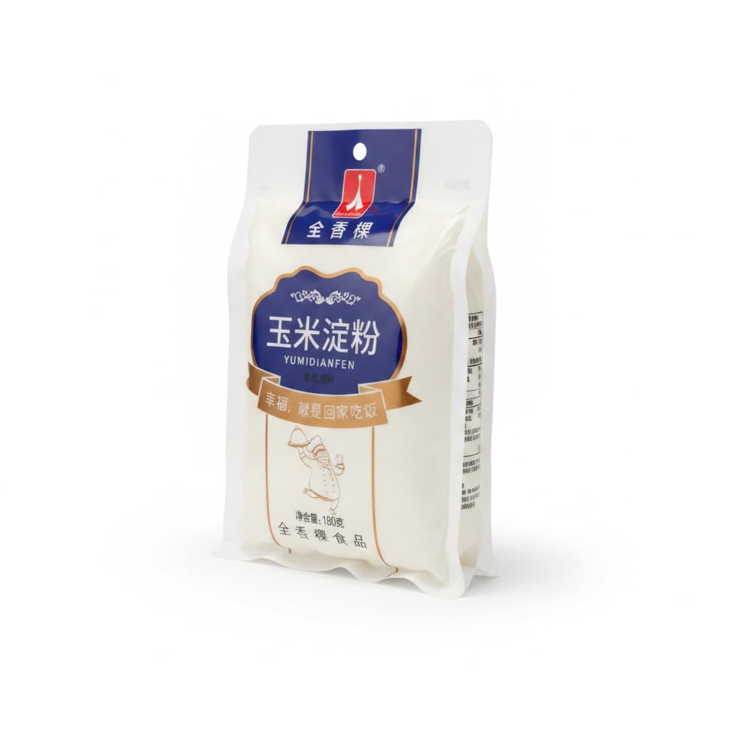 Fécula de Maíz 180g - Harina de Maíz para Espesar Salsas, Guisos y Sopas - Ideal para Rebozados Crujientes y Marinado de Carnes - Almidón de Maíz Multiusos - NEXU