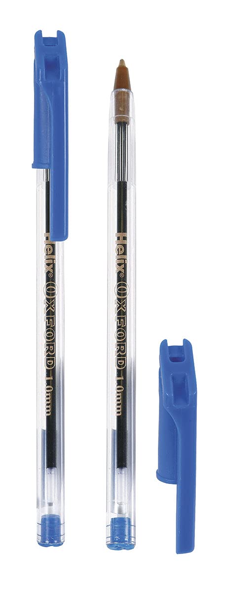 Helix Oxford 899784 - Juego Completo de papelería para el Regreso a Clases, Color Azul Oxford