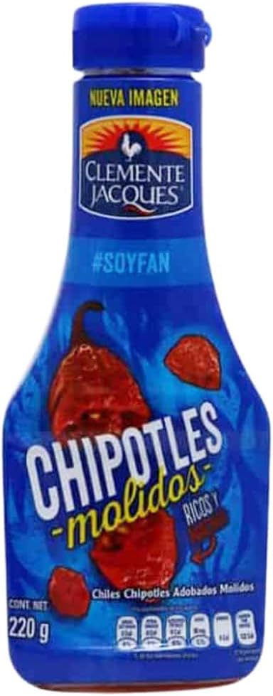 Chipotles molidos squeeze 24/220g Clemente J