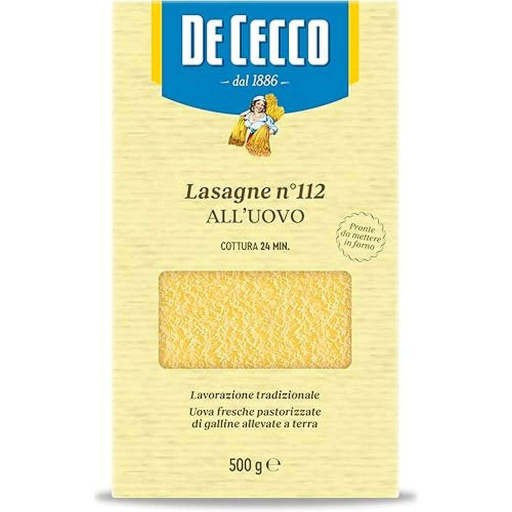 De cecco n.112 lasagna all'uovo gr.500 (1000035754)