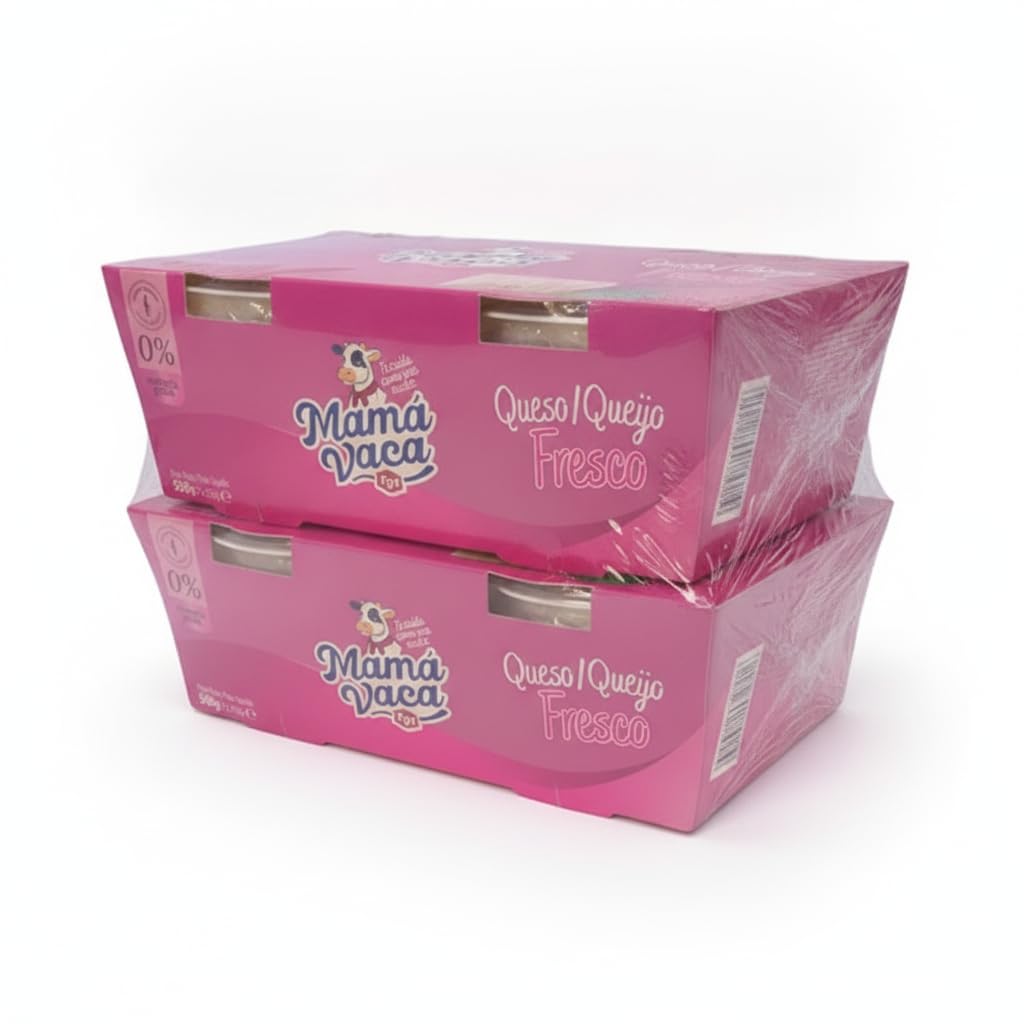 Queso Fresco 0% Materia Grasa - Pack de 2 x 250g (500g Total) - Alto en Proteínas y Calcio - Elaborado con Leche de Origen España - NEXU