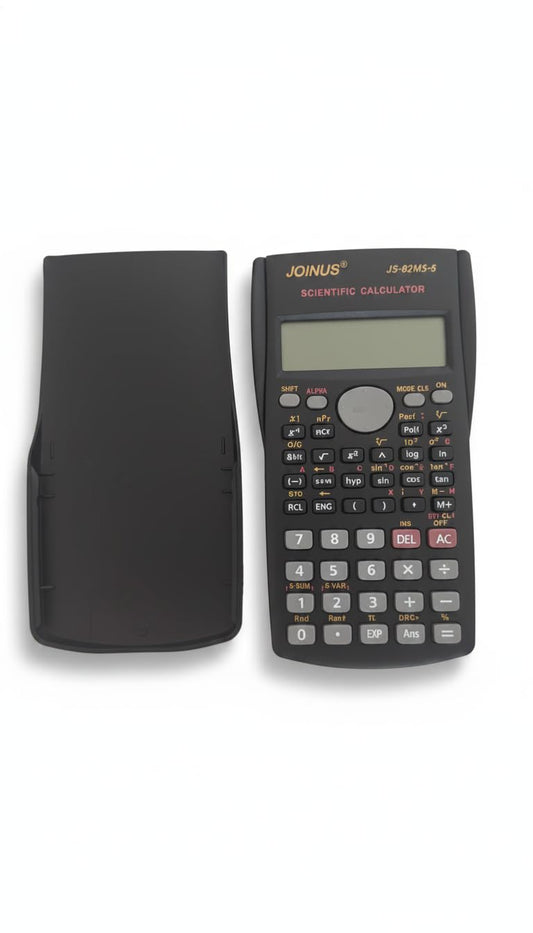 Calculadora Científica con 240 Funciones, Pantalla de 2 Líneas (10+2 Dígitos), Tapa Protectora Rígida, Ideal para ESO, Bachillerato y Universidad, Color Negro