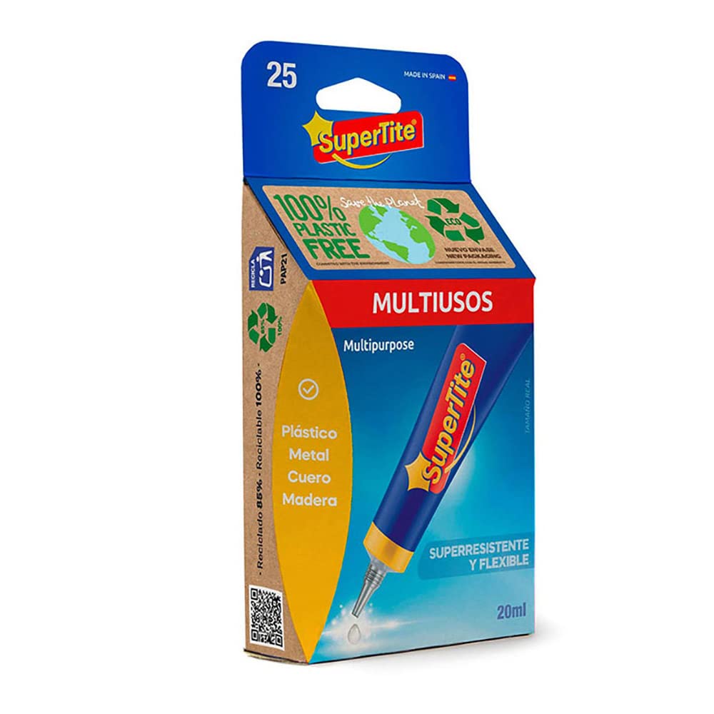 Adhesivo Instantáneo Supertite 2725 Multiusos (20 ml)