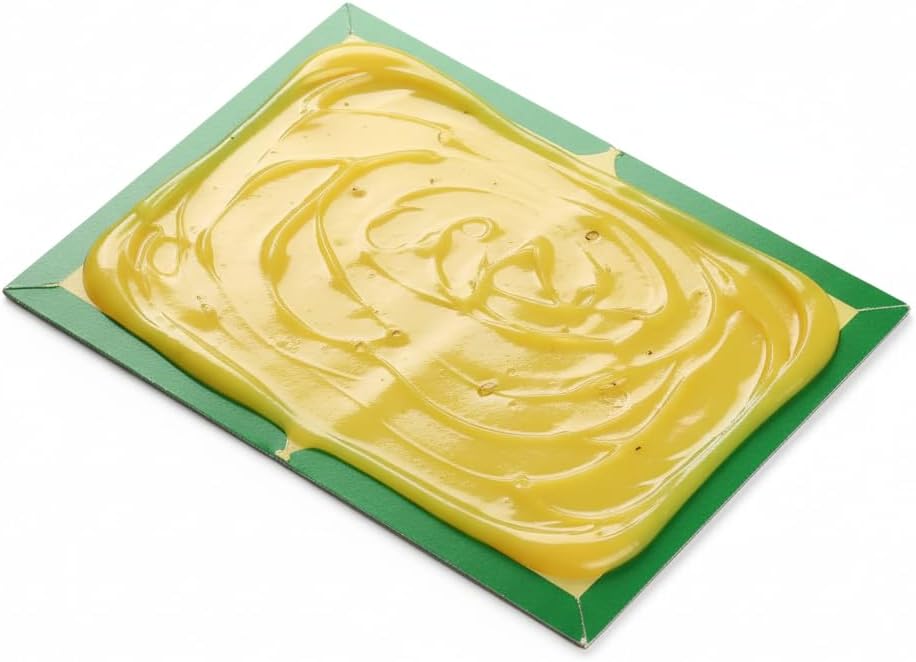 Trampas Adhesivas para Ratones y Ratas - Placas de Pegamento Ultra Eficaces Sin Químicos - Control de Plagas para Hogar Interior y Exterior - Fácil Uso y Seguro (6)