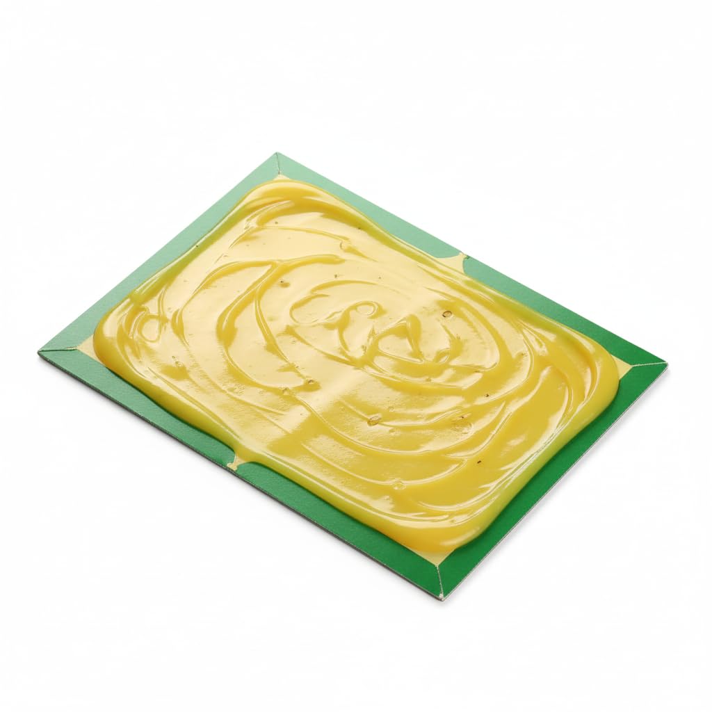 Trampas Adhesivas para Ratones y Ratas - Placas de Pegamento Ultra Eficaces Sin Químicos - Control de Plagas para Hogar Interior y Exterior - Fácil Uso y Seguro (6)