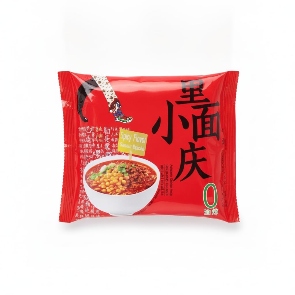 Fideos Instantáneos Estilo Chongqing Sabor Picante 114g c/u - Pack de 3 unidades - Ramen Chino con Fideos No Fritos y Especias de Sichuan - Pasta Instantánea con Verduras y Salsa de Aceite - NEXU