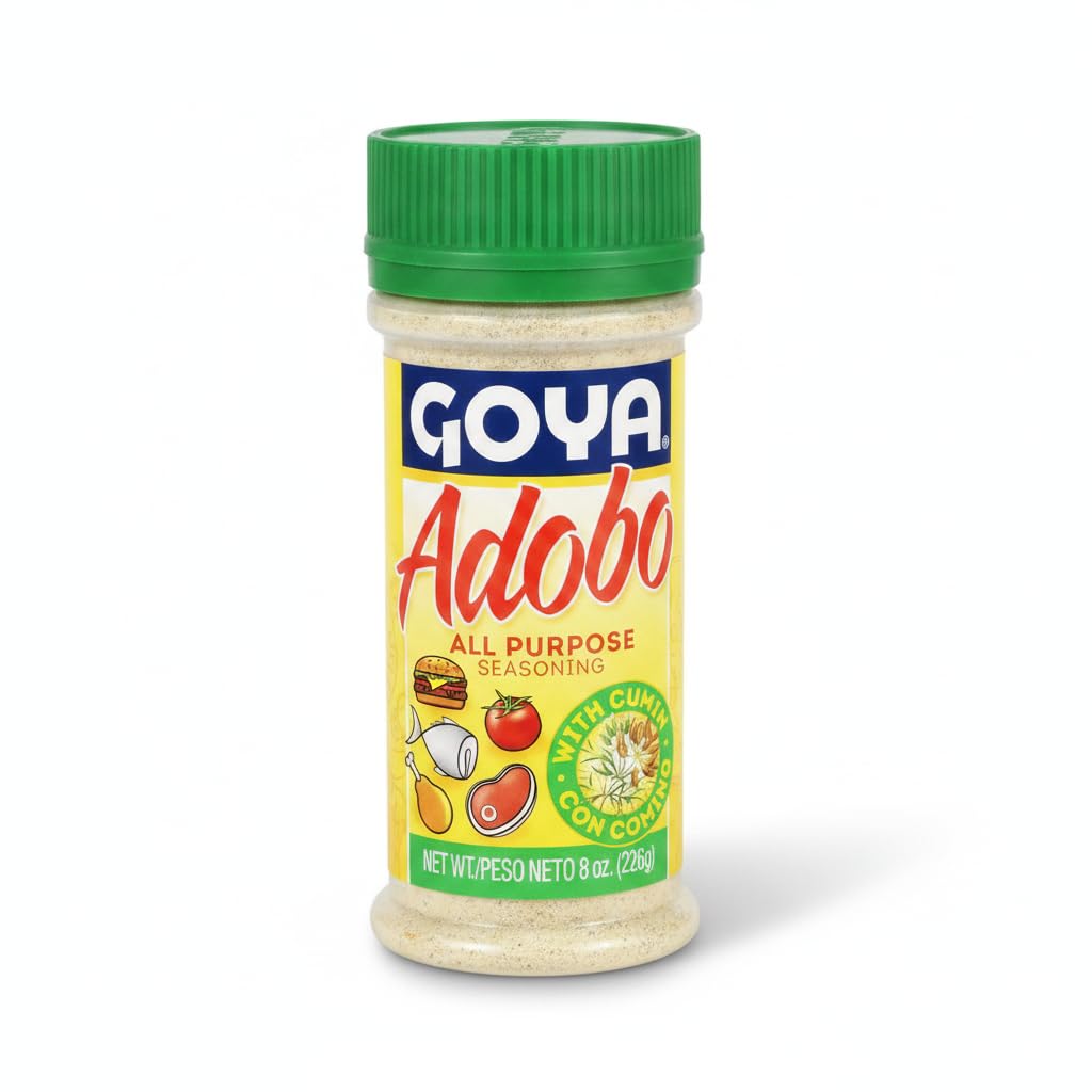 Adobo Sazonador para Todo Uso con Comino, 8 oz (226g) - Condimento Multiusos para Carnes, Pollo, Pescado y Vegetales - Sabor Latino Tradicional - NEXU