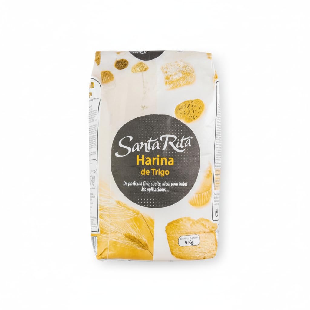 Harina de Trigo para Repostería y Cocina Tradicional - Bolsa de 5 Kg - Harina Fina sin Aditivos - Ideal para Bizcochos, Masas y Pan Casero, Granos Seleccionados - NEXU