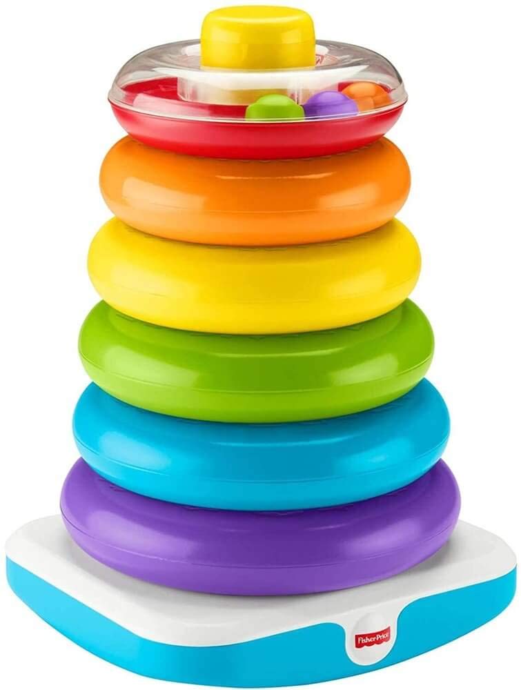 Fisher - Price pirámide balanceante Gigante, +6 Meses (Mattel GJW15)