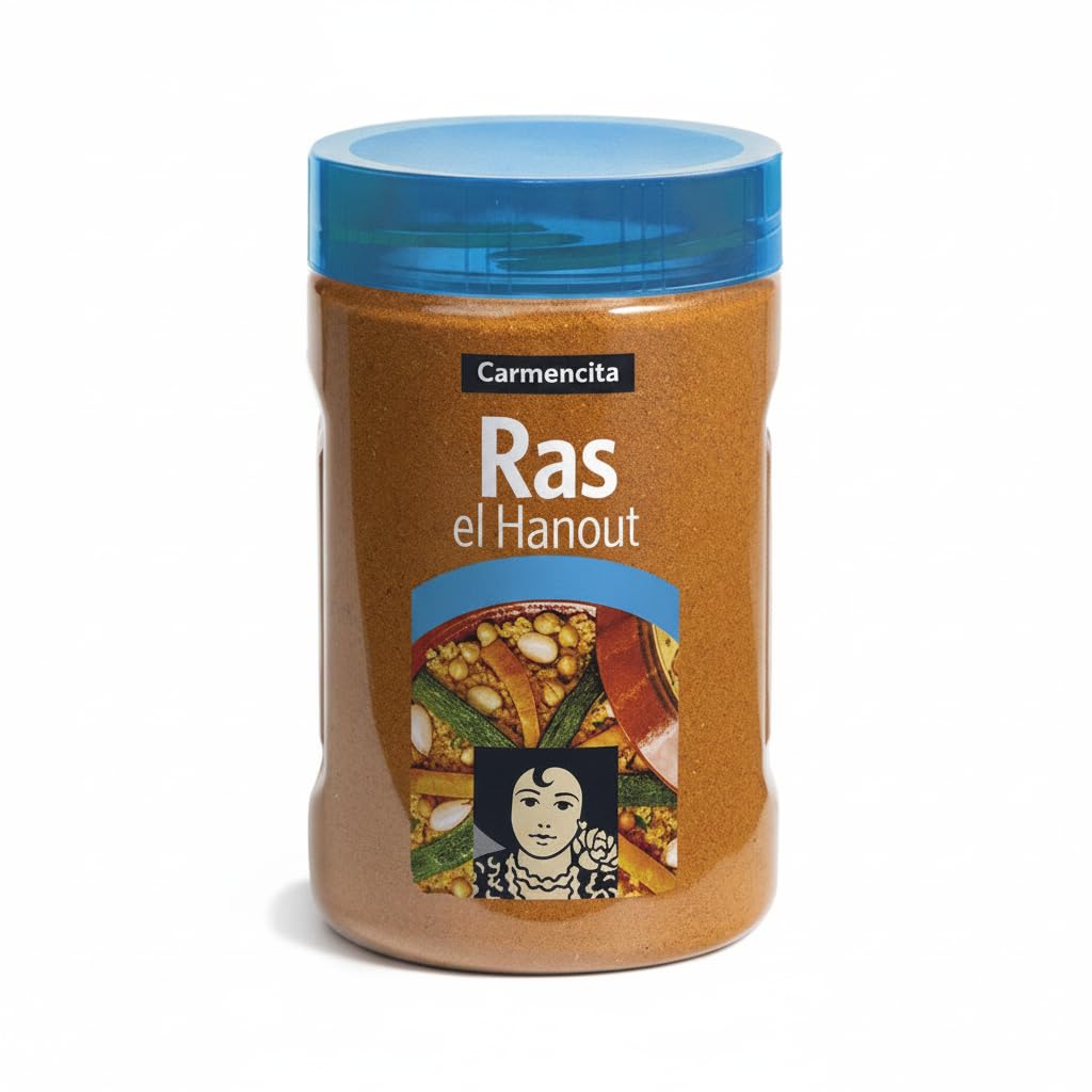 Sazonador Ras el Hanout 507g - Mezcla de Especias Tradicional para Cuscús, Cordero y Recetas Exóticas - Gran Formato con Tapa de Rosca - NEXU