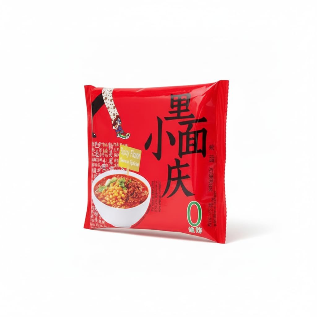 Fideos Instantáneos Estilo Chongqing Sabor Picante 114g c/u - Pack de 3 unidades - Ramen Chino con Fideos No Fritos y Especias de Sichuan - Pasta Instantánea con Verduras y Salsa de Aceite - NEXU