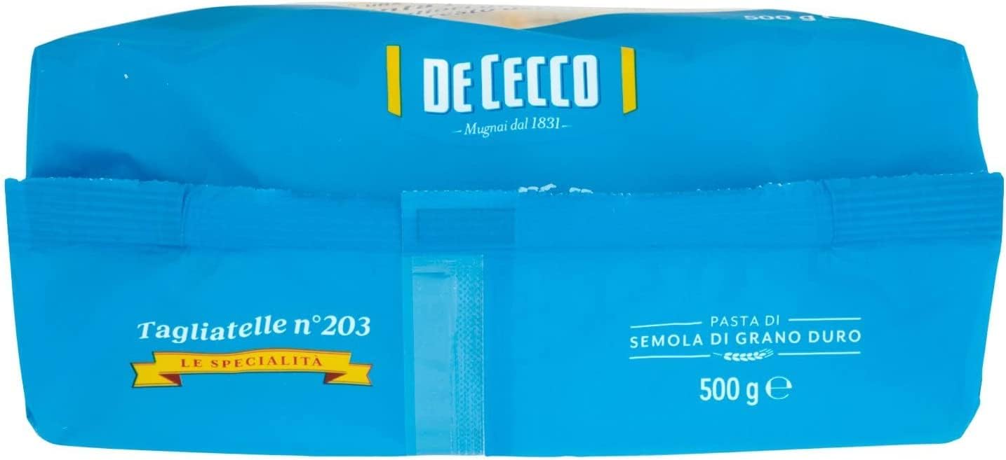 5x De Cecco Tallarines No. 203 Pasta Italiana 500g