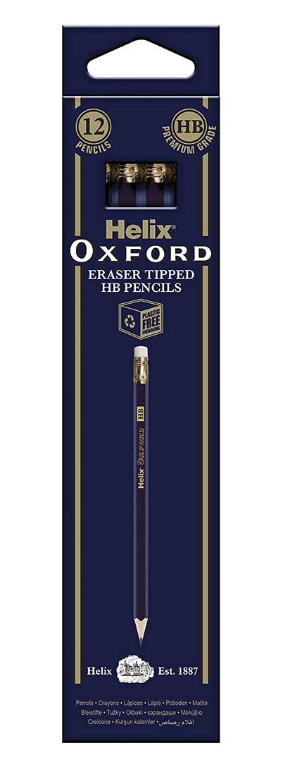 Helix Oxford 899784 - Juego Completo de papelería para el Regreso a Clases, Color Azul Oxford