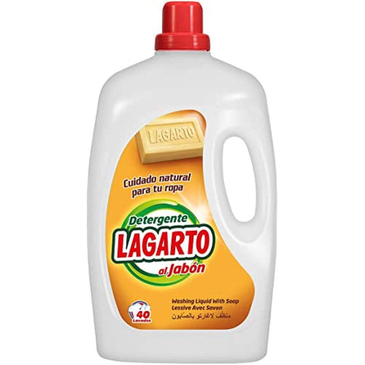 Lagarto Detergente de Lavadora Liquido-  - 2960 ml.