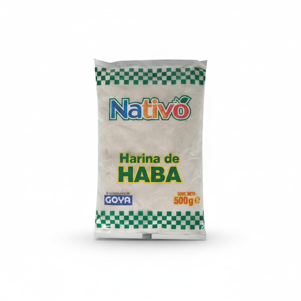 Harina de Haba Natural - Pack Ahorro 12 x 500g (6kg Total) - Harina de Legumbres Rica en Calcio y Carbohidratos - Goya - Ideal para Sopas, Cremas, Pan y Repostería - NEXU
