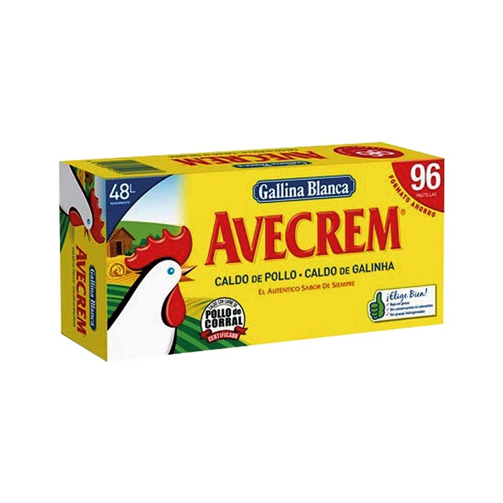 Caldo Avecrem Pollo 96 Pastillas