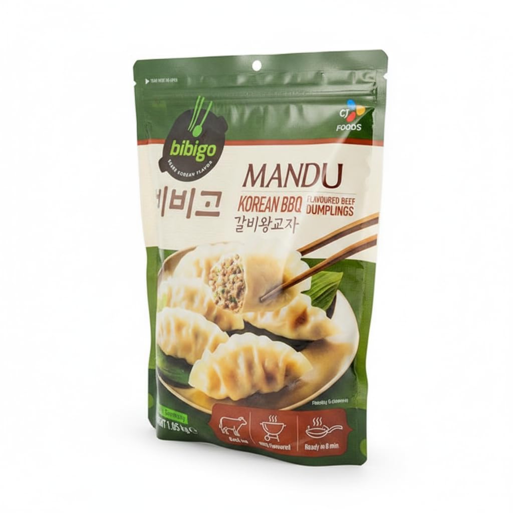 Mandu Korean BBQ - Empanadillas Coreanas Rellenas de Ternera y Verduras - Sabor Tradicional Barbacoa Coreana - Formato Familiar de 1,05kg - NEXU