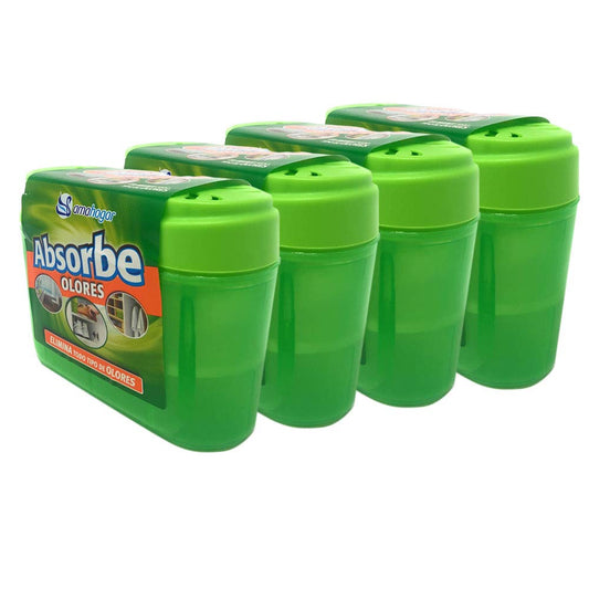 Space Home Amahogar - Absorbe Olores - 40 gr - Set de 4 - Hecho en España