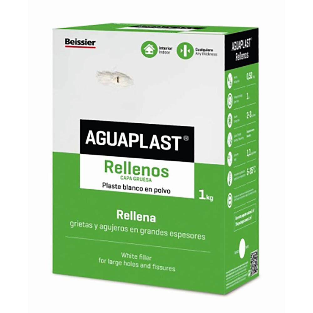 Beissier M28042 - Aguaplast rellenos tapagrietas en polvo 1 kg