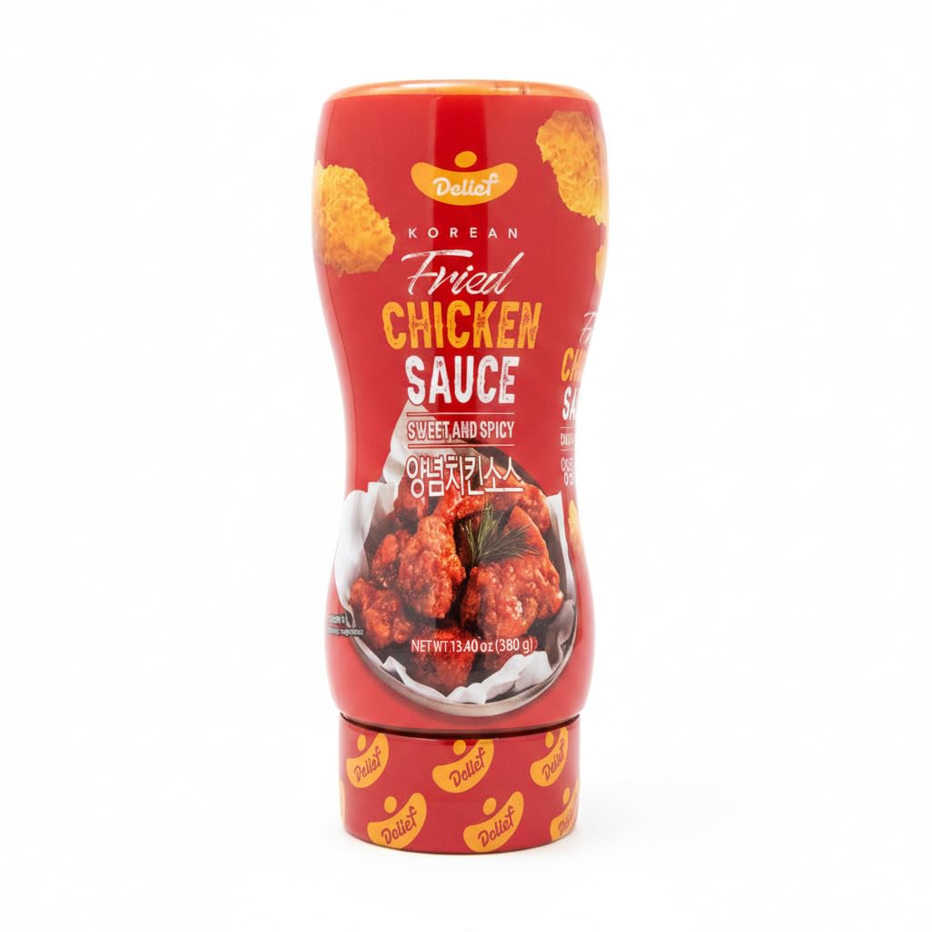 Salsa Coreana Yangnyeom para Pollo Frito Estilo Coreano - Dulce y Picante Tradicional de Corea del Sur - Ideal para Glaseados, Costillas y Dipeo - Bote de - NEXU