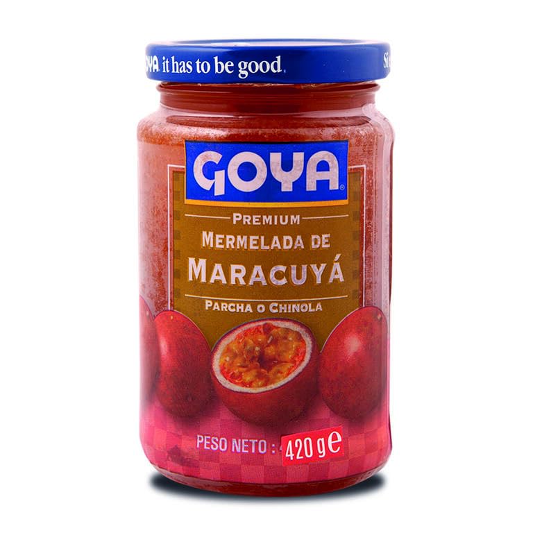 Mermelada de Maracuyá (Parcha o Chinola) 420g - Dulce de Fruta Tropical Exótica para Repostería, Desayunos y Postres - Fuente Natural de Vitaminas y Antioxidantes - Tarro de Cristal - NEXU