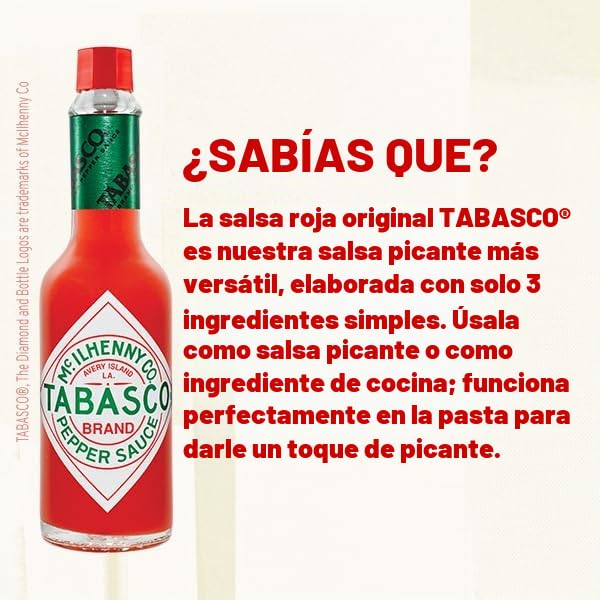 Tabasco Pepper Sauce, 1er Pack (1 x 350 ml)
