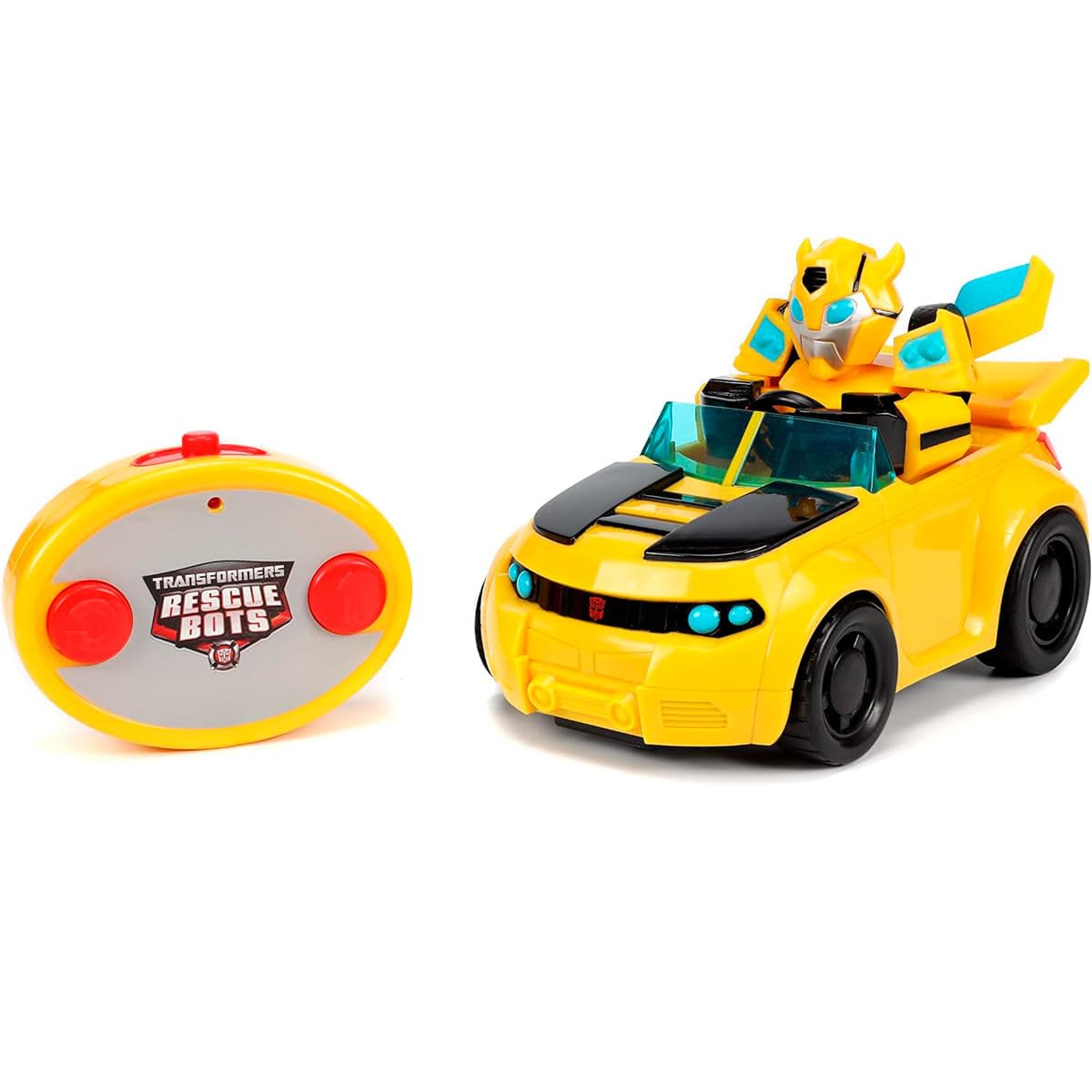Transformers Rescue Bots Academy Bumblebee RC Radio Control Coche, Juguetess