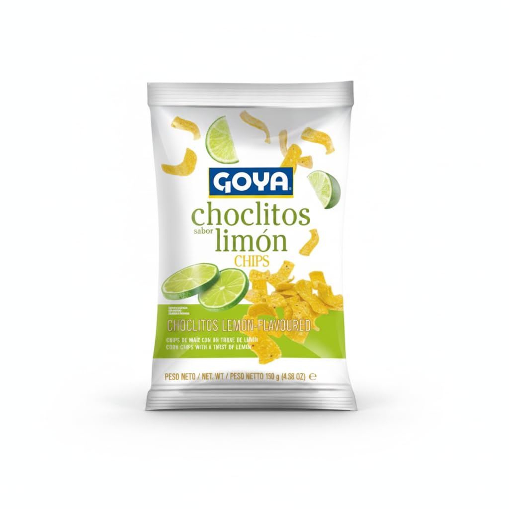 Choclitos Sabor Limón - Chips de Maíz Crujientes con Toque Cítrico, Snack Ideal para Aperitivos y Fiestas, Bolsa de 130g - NEXU