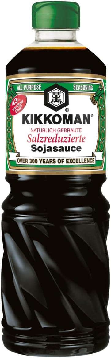 Kikkoman Salsa de soja baja en sal 975 ml