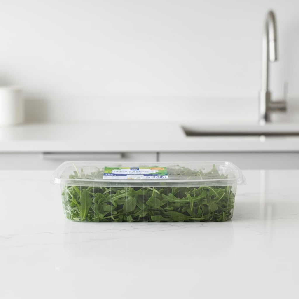 Rúcula Selvática 450g - Hojas de Rúcula Silvestre Fresca para Gastronomía y Hostelería - Sabor Intenso y Picante - METRO - Ideal para Ensaladas y Pizzas - NEXU