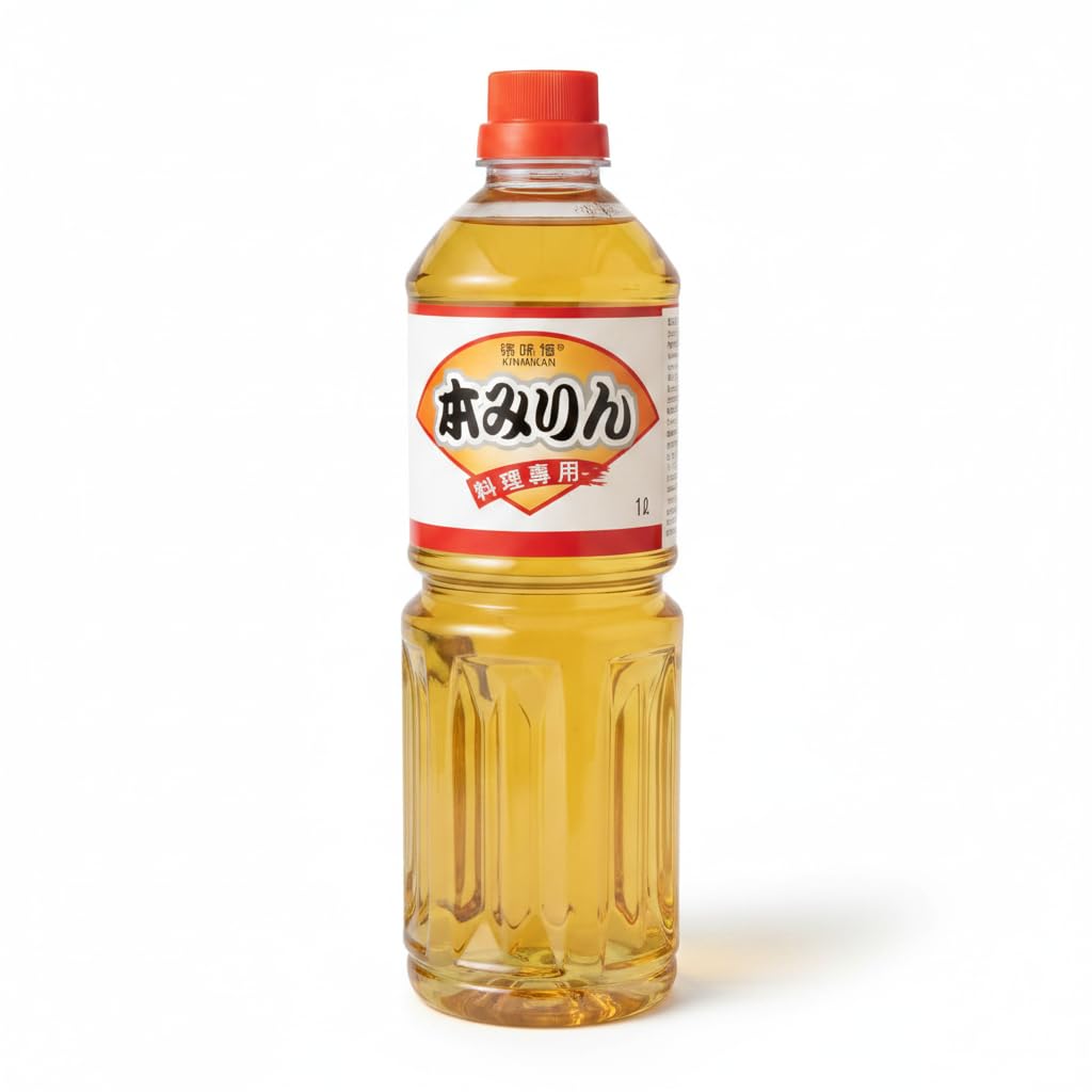 Hon Mirin - Condimento Japonés Auténtico para Cocinar (14.5% Alcohol) - Botella de 1 Litro - Ideal para Salsa Teriyaki, Marinados, Sushi y Recetas Asiáticas Tradicionales - NEXU