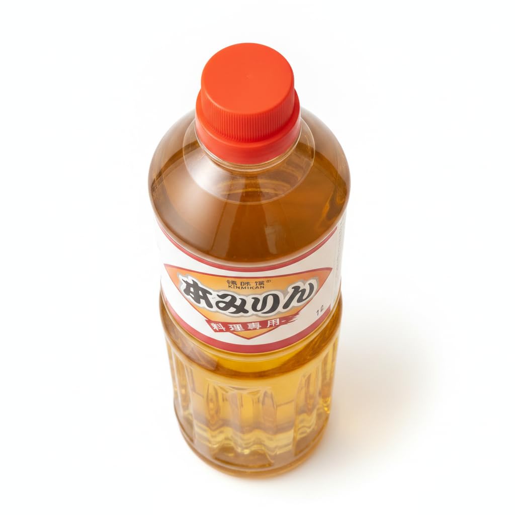Hon Mirin - Condimento Japonés Auténtico para Cocinar (14.5% Alcohol) - Botella de 1 Litro - Ideal para Salsa Teriyaki, Marinados, Sushi y Recetas Asiáticas Tradicionales - NEXU