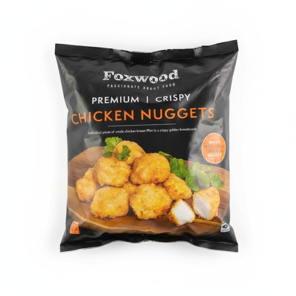 Nuggets de Pechuga de Pollo con Rebozado Crujiente - Formato Familiar 2kg - Ideal para Horno y Freidora de Aire - NEXU