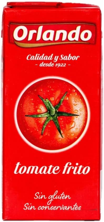 Orlando - Tomate Frito Clásico, Brik 350 g - [pack de 27]