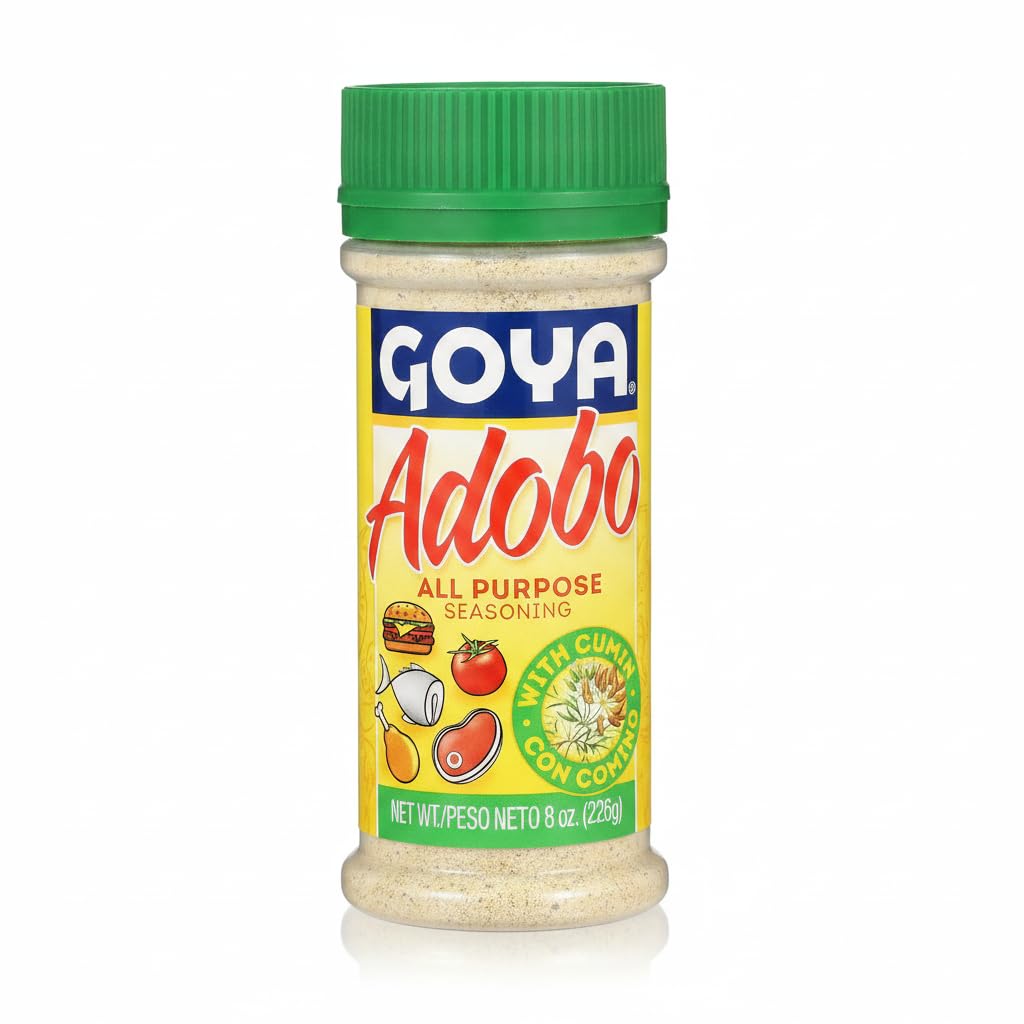 Adobo Sazonador para Todo Uso con Comino, 8 oz (226g) - Condimento Multiusos para Carnes, Pollo, Pescado y Vegetales - Sabor Latino Tradicional - NEXU