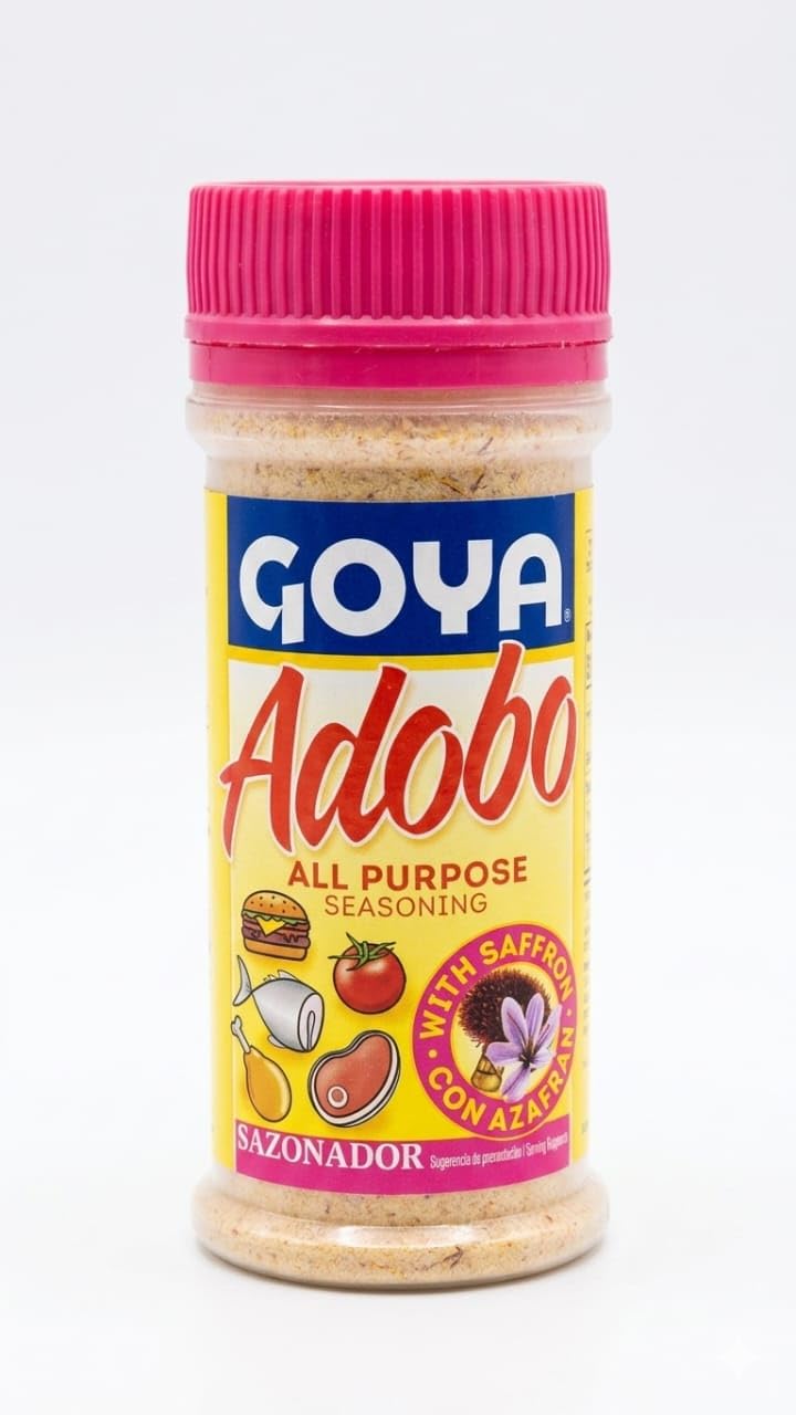 3 Pack de Sazonadores Variados - Sazonador Total (312g), Adobo Sin Pimienta (226g) y Adobo Con Azafrán (226g) - Goya Kit de Condimentos de para Cocina Latina - NEXU
