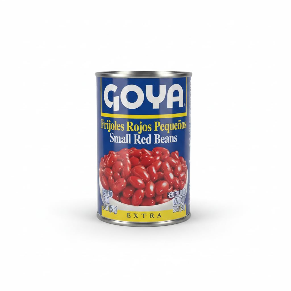 Frijoles Rojos Pequeños 439g - Legumbres Cocidas Listas para Comer - Fuente de Proteína Vegetal y Bajos en Grasa - Goya - Ideal para Guisos y Ensaladas - NEXU