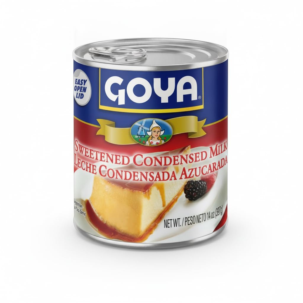 Leche Condensada Azucarada 397g - Lata con Abre Fácil - Ideal para Postres, Repostería, Café y Dulces - Textura Cremosa y Sabor Tradicional - 14 oz - NEXU