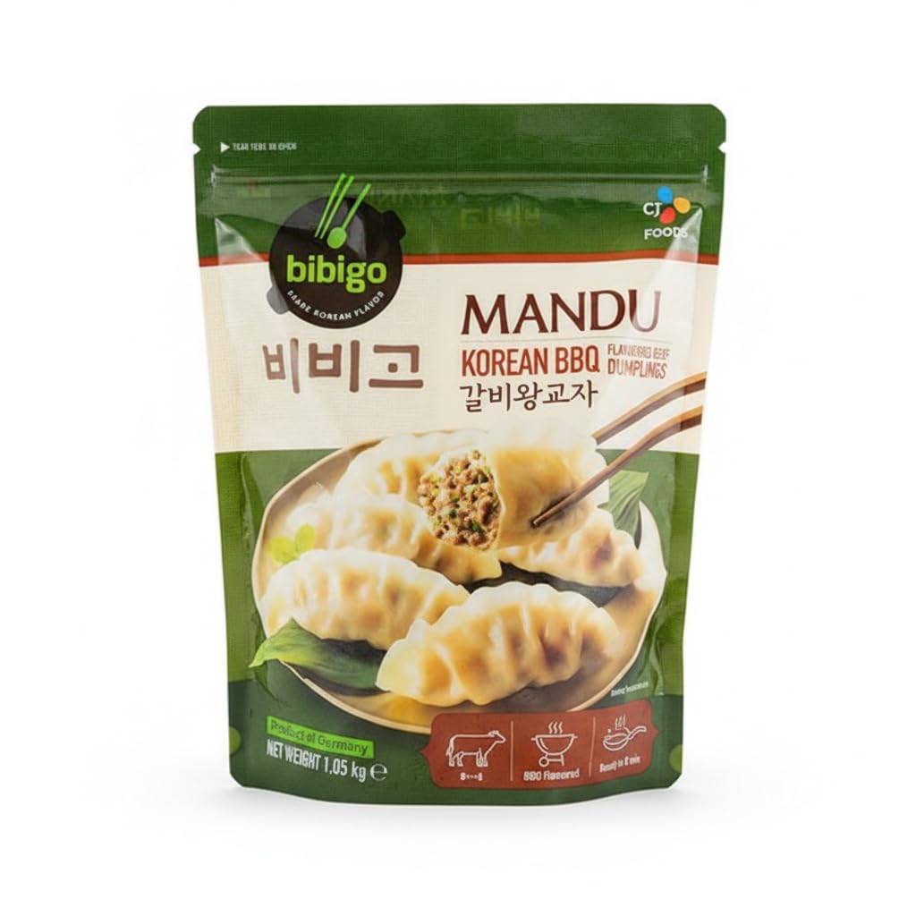 Mandu Korean BBQ - Empanadillas Coreanas Rellenas de Ternera y Verduras - Sabor Tradicional Barbacoa Coreana - Formato Familiar de 1,05kg - NEXU