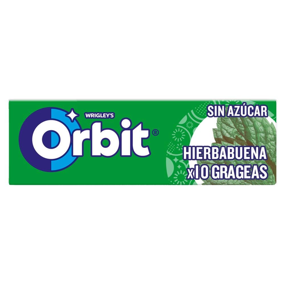 Orbit Chicles Sabor Hierbabuena - Paquete De 30 X 14 Gr - Total: Gr, 420 Gramo, 30 Unidades