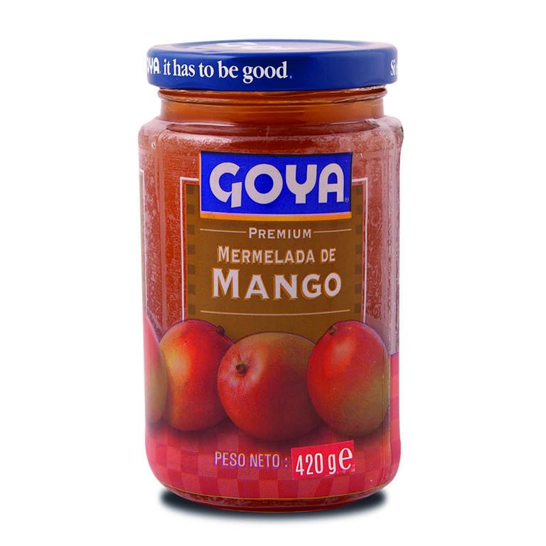 Mermelada de Mango 420g - Dulce de Fruta Exótica con Fibra, Vitaminas A, C, E y Minerales (Magnesio, Potasio) - Ideal para Desayunos y Repostería Latina - NEXU