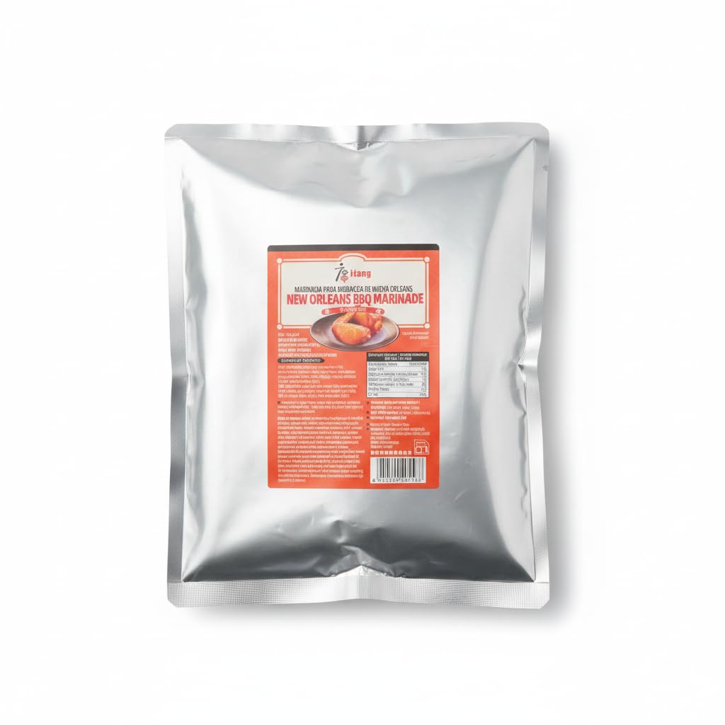 Marinada para Barbacoa Estilo Nueva Orleans - Sazonador para Alitas de Pollo y Carnes - Mezcla de Especias para Horno y Microondas - Formato Ahorro de 1kg - NEXU