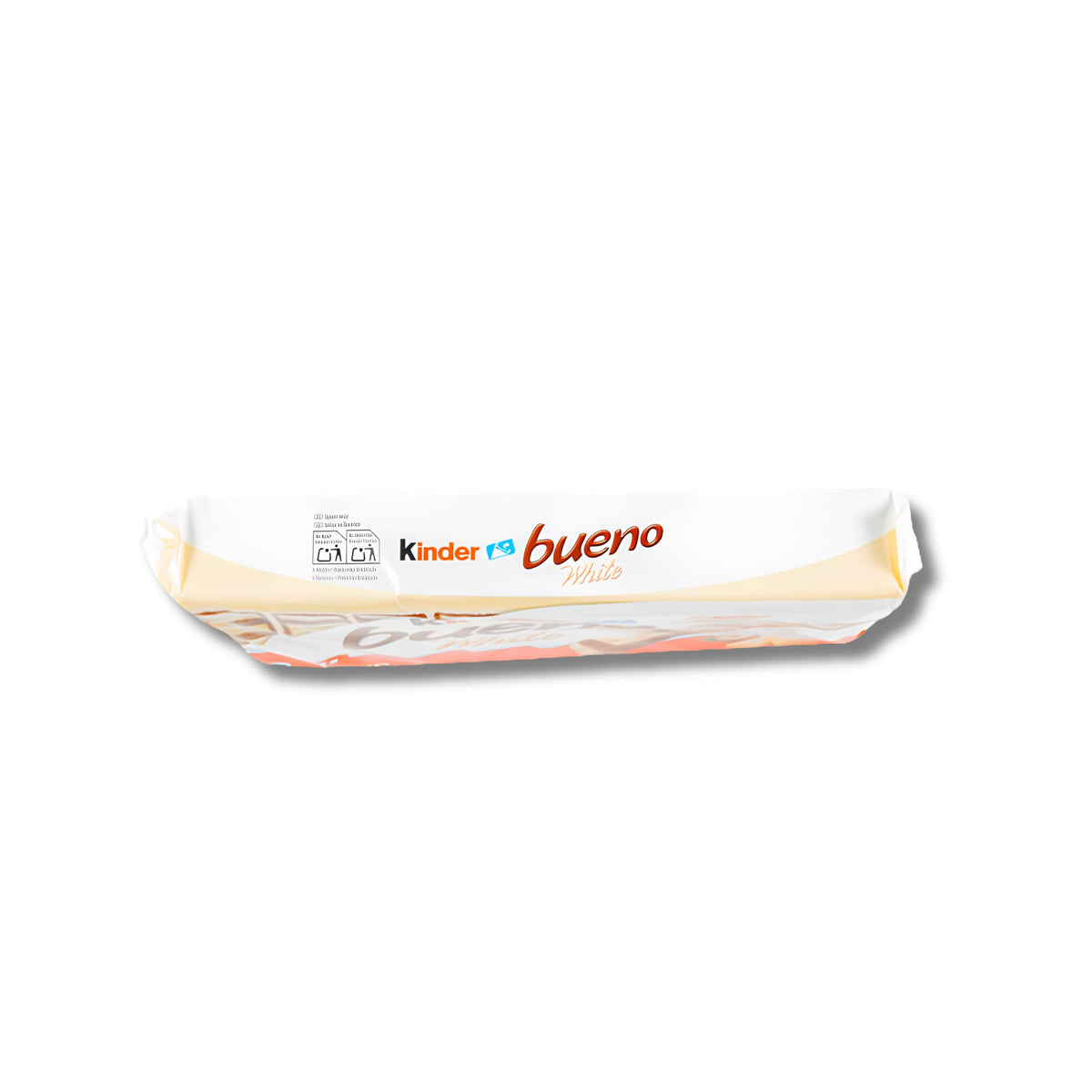 Chocolate White Pack de 10 Paquetes 2 uds c/u (20 Barritas) - Barquillo Crujiente Relleno de Leche y Avellanas con Chocolate Blanco - Formato Ahorro de 390g - Ideal para Merienda o Snack - NEXU