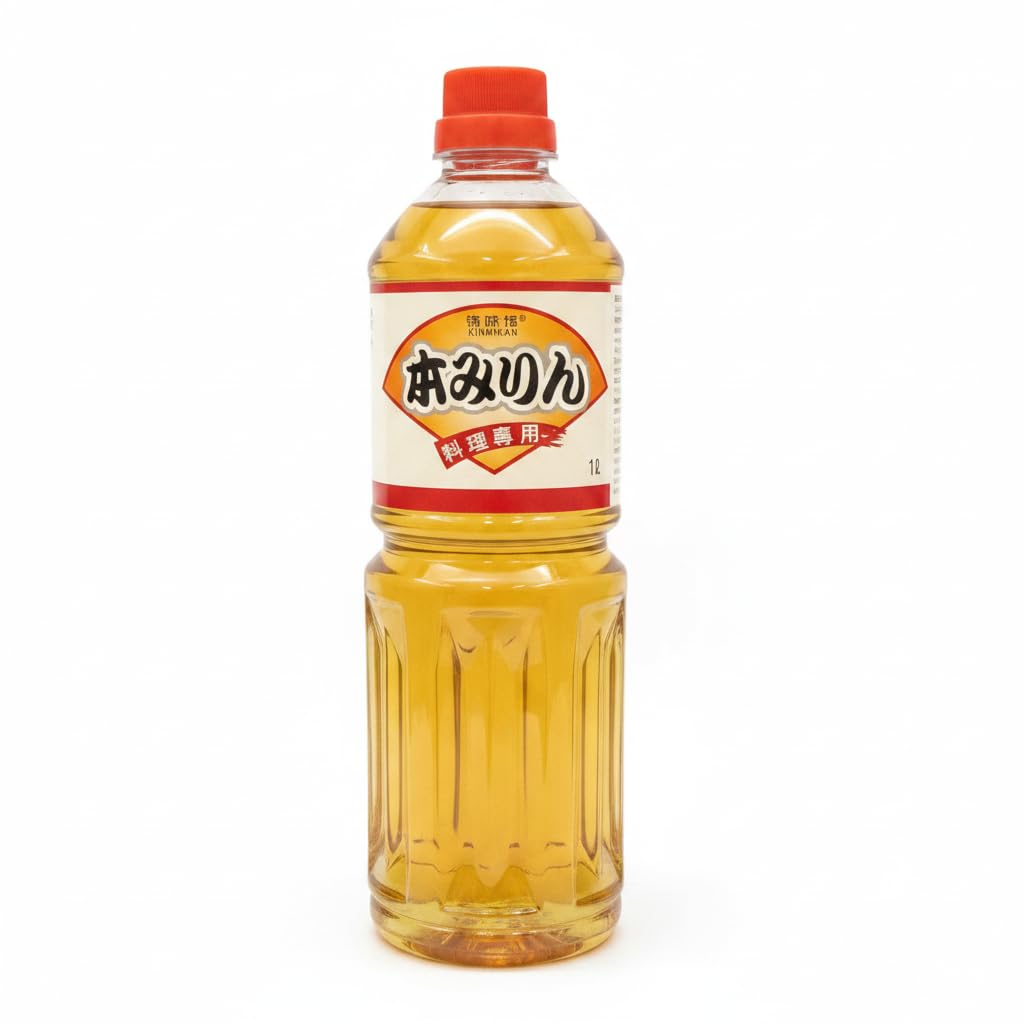 Hon Mirin - Condimento Japonés Auténtico para Cocinar (14.5% Alcohol) - Botella de 1 Litro - Ideal para Salsa Teriyaki, Marinados, Sushi y Recetas Asiáticas Tradicionales - NEXU