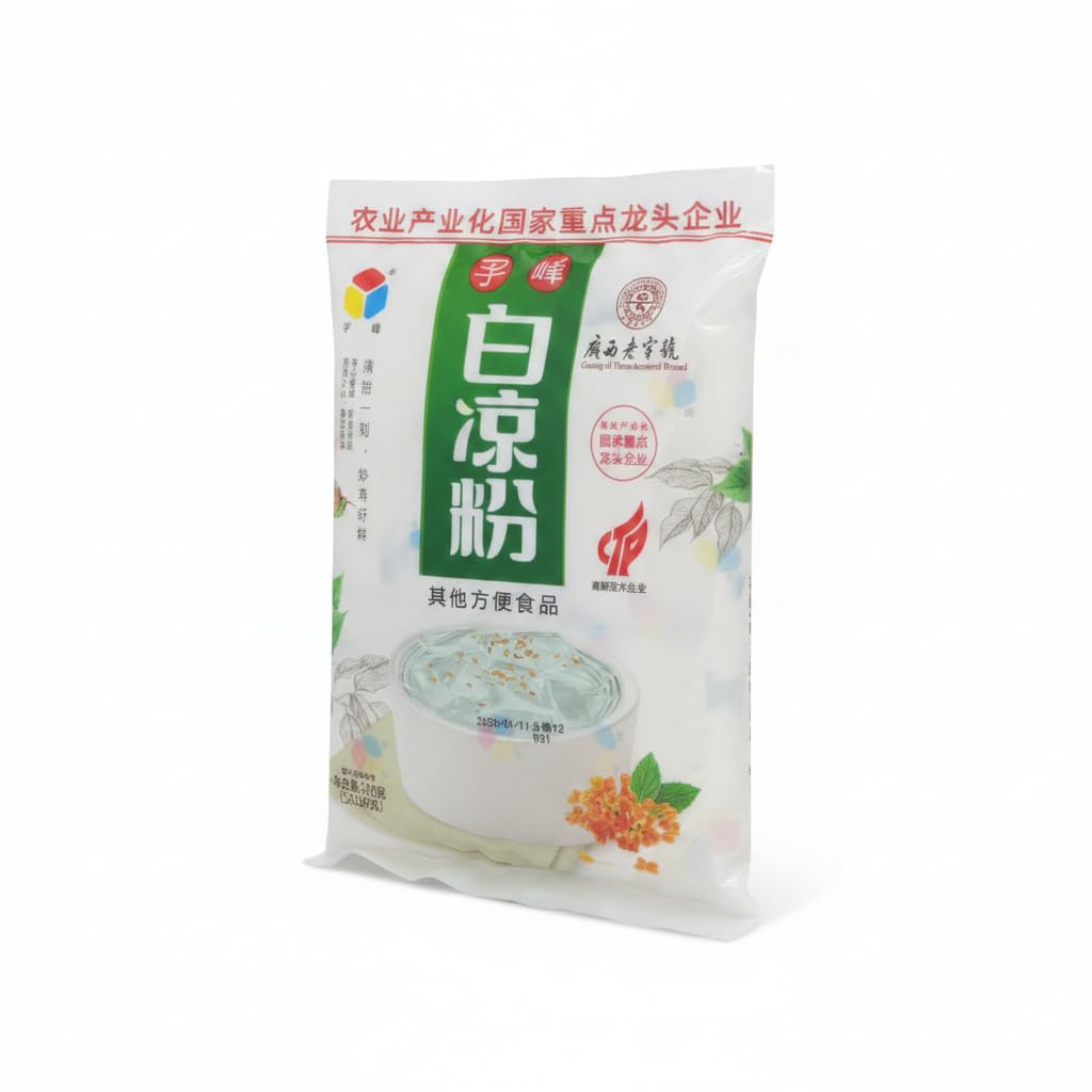 Gelatina en Polvo Bai Liangfen 500g (5x100g) - Gelatina Blanca de Konjac Tradicional de Guangxi - Ideal para Postres Caseros Refrescantes y Repostería - Pack Ahorro 5 Sobres Individuales - NEXU
