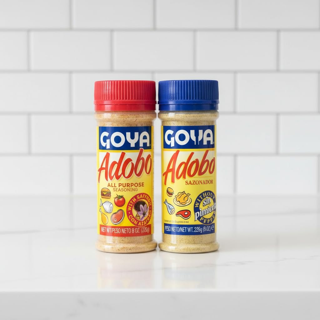 Adobo Sazonador Todo Propósito - Pack de 2 (226g) - Condimento Versátil para Carnes, Aves, Pescados y Vegetales - Goya - Sabor Auténtico - Variedades Disponibles - NEXU