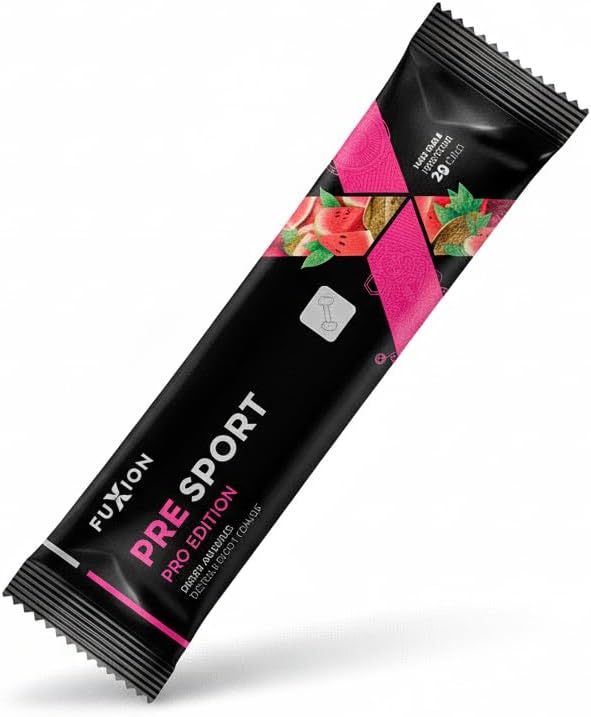 FUXION - PRE SPORT – Té bebida Energizante e Isotónico Natural para Antes del Entrenamiento | Con Aminoácidos, Yerba Mate, Betarraga y Sandía | 1 CAJA CON 28 STICK | Sabor Refrescante